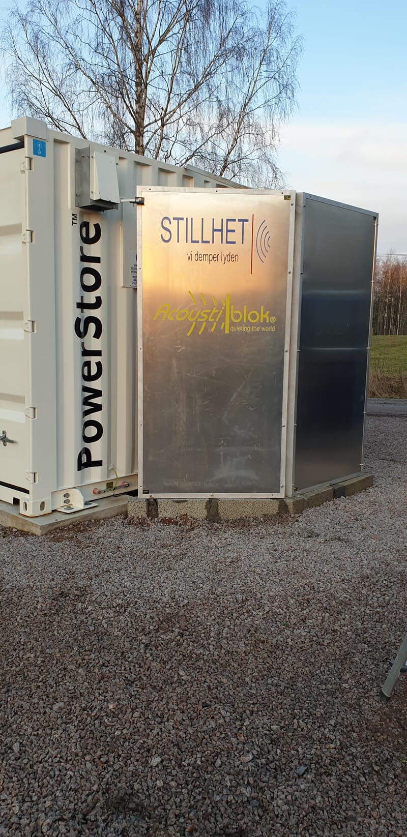 Bullerreducering projekt, Vattenfall i Sverige.